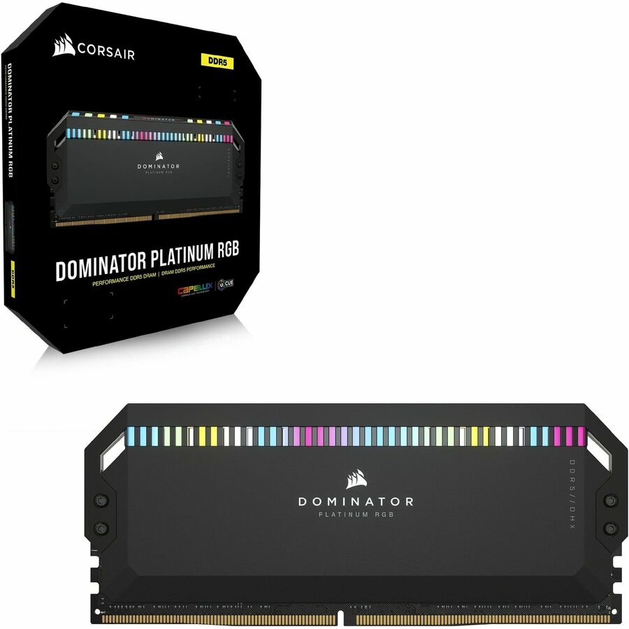 Corsair Dominator Platinum RGB 64GB ( 2 x 32GB ) DDR5 DRAM Memory Kit