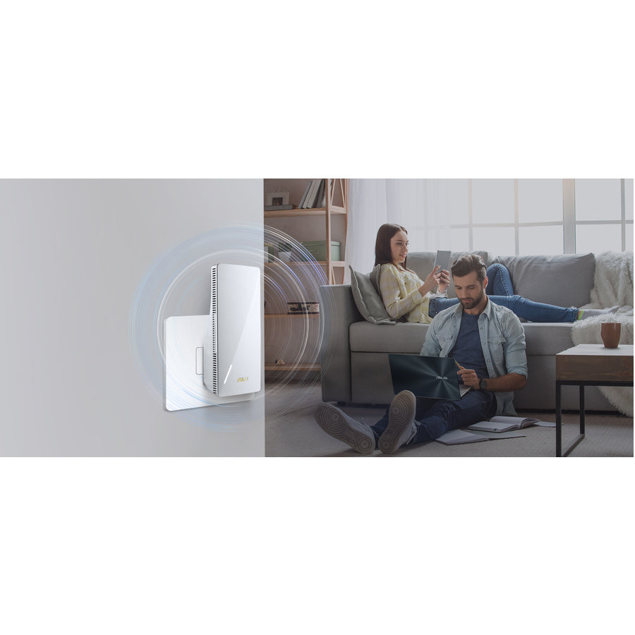 Asus RP-AX58 Dual Band IEEE 802.11ax 2.93 Gbit/s Wireless Range Extender