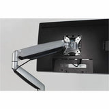 Mount-It! Mounting Arm for Monitor, LCD Display, LED Display - Silver - Landscape/Portrait