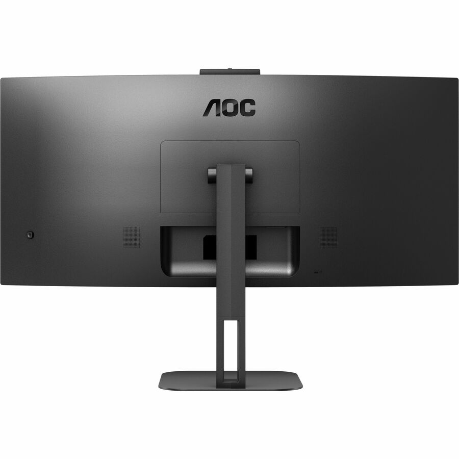 AOC CU34V5CW 34" Class Webcam UW-QHD Curved Screen LED Monitor - 21:9 - Black