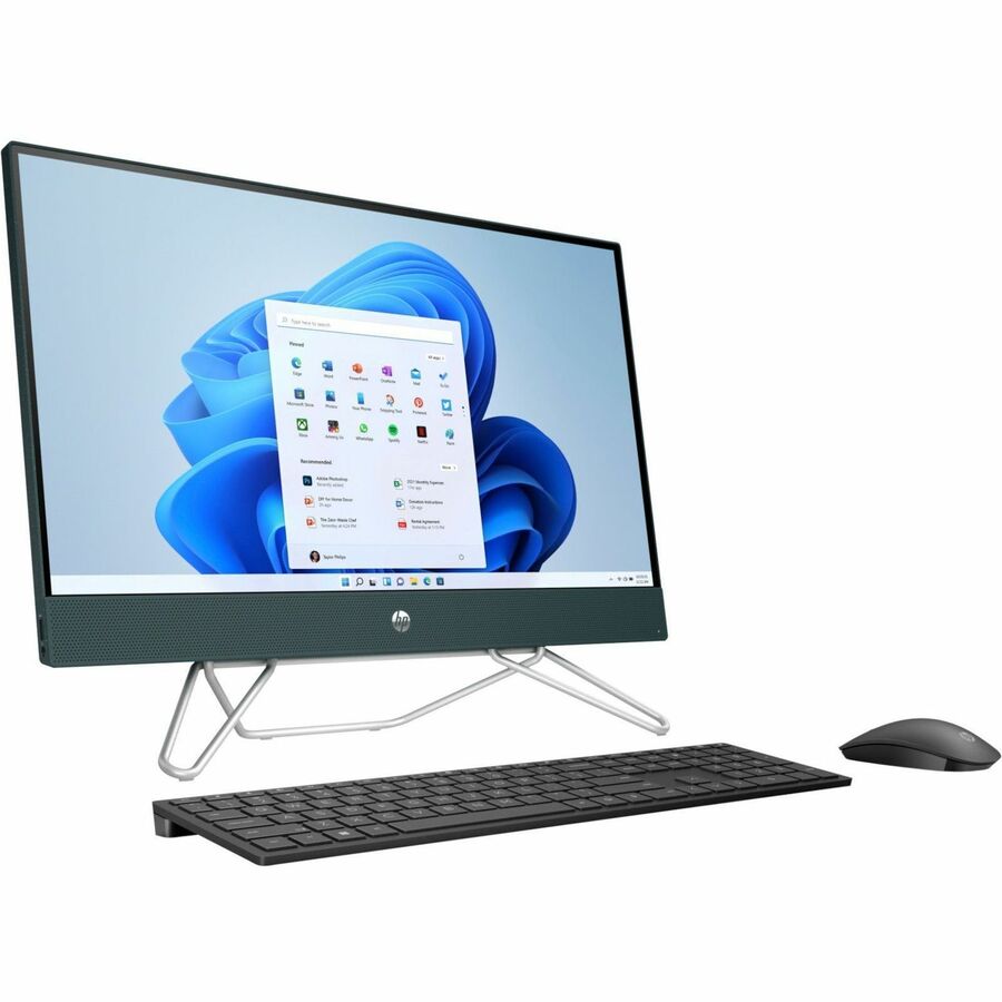 HP 24-cb0000i 24-cb0092ds All-in-One Computer - Intel Pentium Silver J5040 Quad-core (4 Core) 2 GHz - 8 GB RAM DDR4 SDRAM - 256 GB M.2 PCI Express NVMe SSD - 23.8" Full HD 1920 x 1080 Touchscreen Display - Desktop - Starry Forest - Refurbished