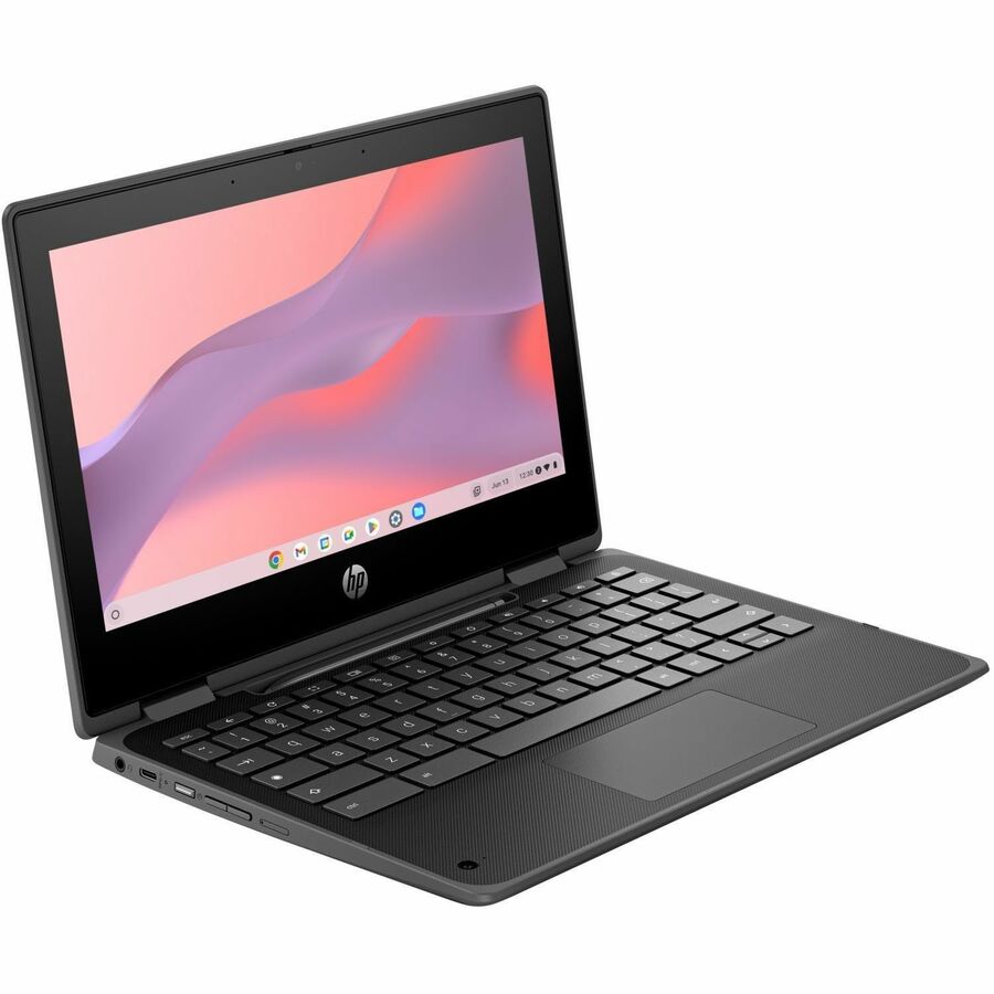 HP Fortis G5 11.6" Touchscreen Convertible 2 in 1 Chromebook - HD - Intel N-Series N100 - 4 GB - 32 GB Flash Memory - Jack Black