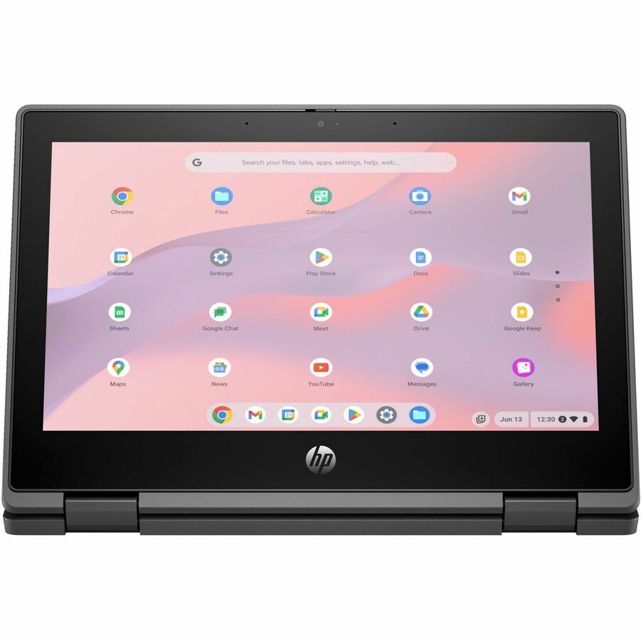 HP Fortis G5 11.6" Touchscreen Convertible 2 in 1 Chromebook - HD - Intel N-Series N100 - 4 GB - 32 GB Flash Memory - Jack Black