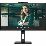 AOC Q27P3CW 27" Class Webcam UW-UXGA LCD Monitor - 16:9 - Textured Black