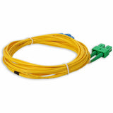 AddOn 10m ASC (Male) to SC (Male) Yellow OS2 Duplex Fiber OFNR (Riser-Rated) Patch Cable