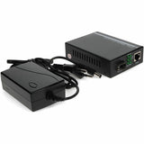 AddOn 10/100/1000Base-TX(RJ-45) to Open SFP Port Media Converter With EUR Standard Power Supply