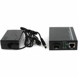 AddOn 10/100/1000Base-TX(RJ-45) to Open SFP Port Media Converter With EUR Standard Power Supply