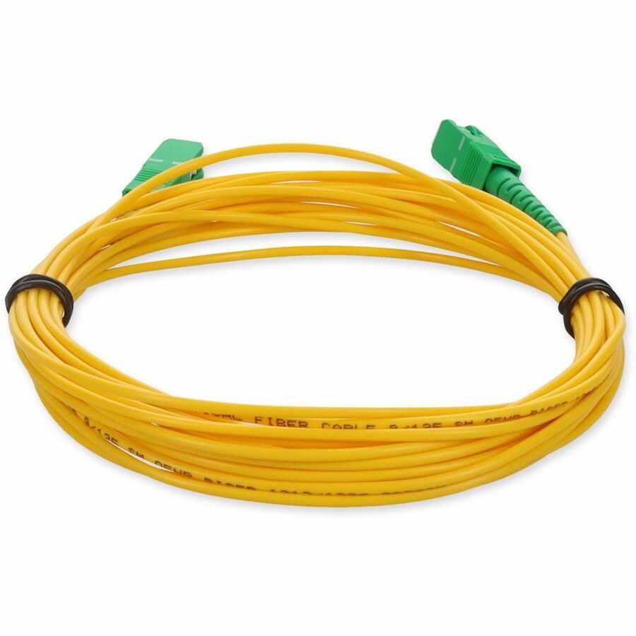 AddOn 10m ASC (Male) to ASC (Male) Yellow OS2 Simplex Fiber OFNR (Riser-Rated) Patch Cable