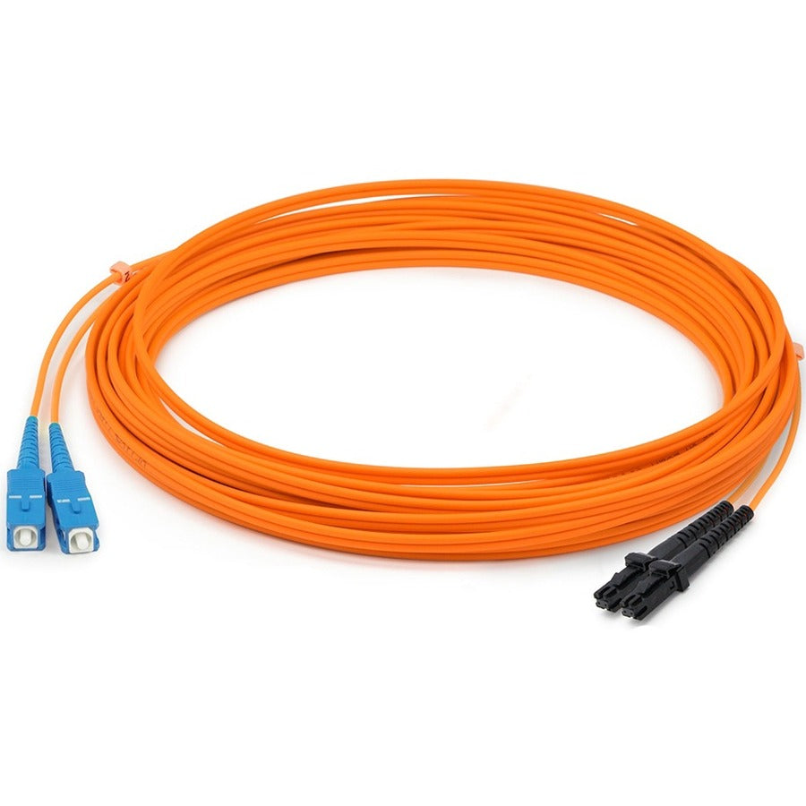 AddOn 1m MT-RJ (Male) to SC (Male) Orange OM1 Duplex Fiber OFNR (Riser-Rated) Patch Cable