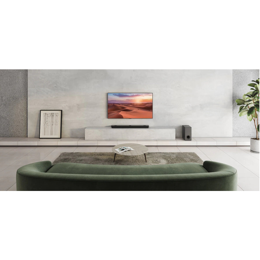 LG S90QY 5.1.3 Sound Bar Speaker - 570 W RMS - Alexa, Google Assistant Supported - Dark Steel Silver