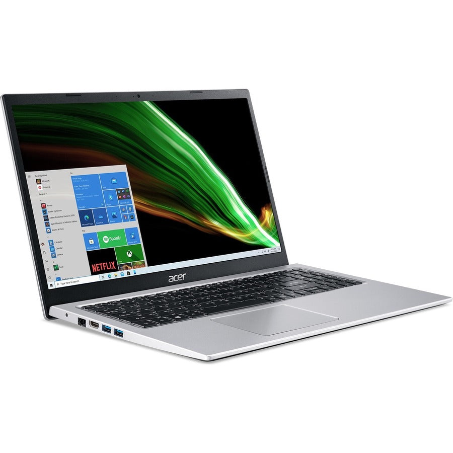 Acer Aspire 3 A315-58 A315-58-350L 15.6" Notebook - Full HD - 1920 x 1080 - Intel Core i3 11th Gen i3-1115G4 Dual-core (2 Core) 3 GHz - 8 GB Total RAM - 256 GB SSD - Pure Silver