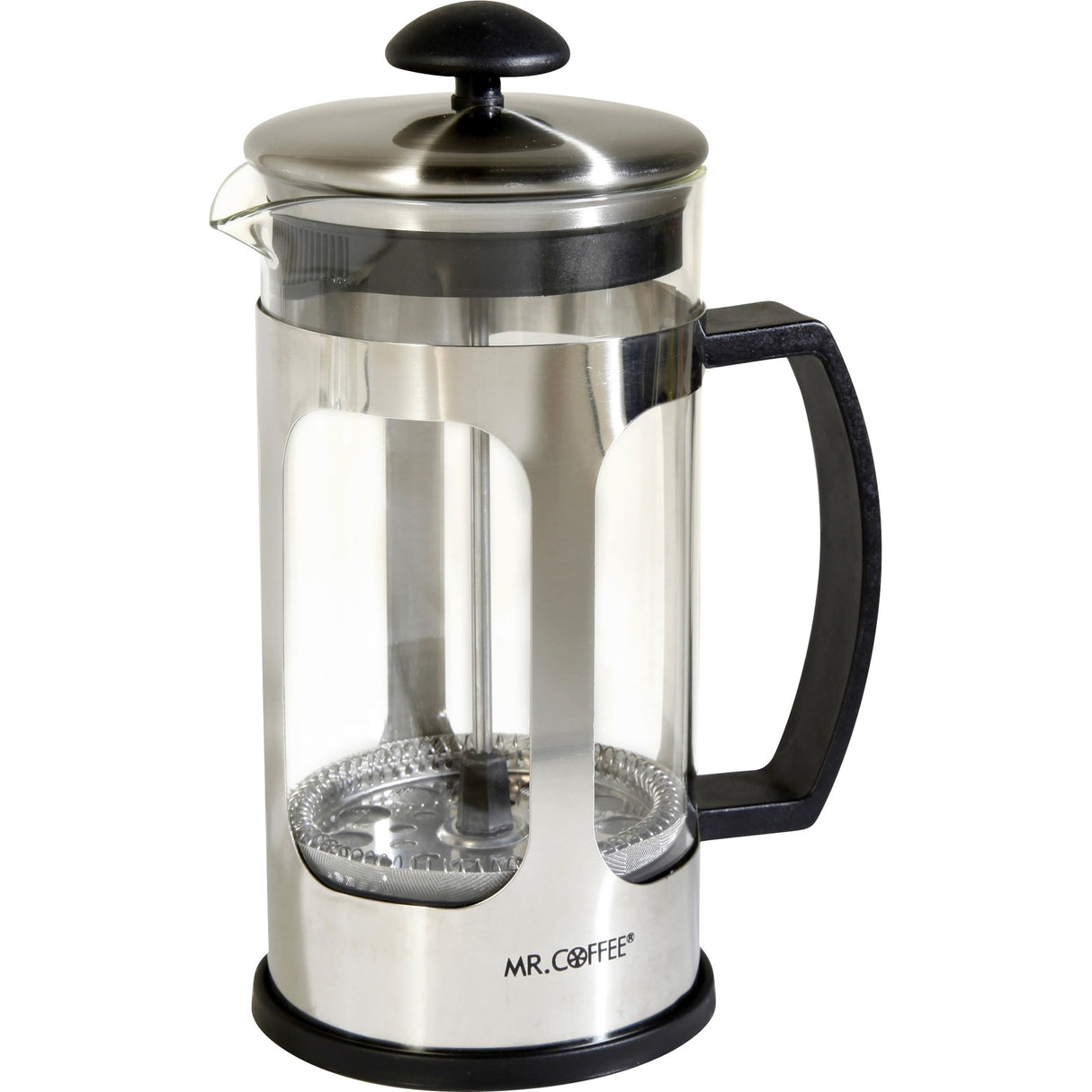 Mr. Coffee Daily Brew 1.2QT Coffee Press, Glass