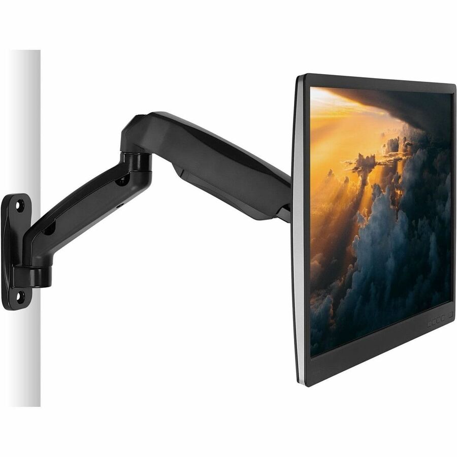 Mount-It! Mounting Arm for Monitor - Black - Landscape/Portrait