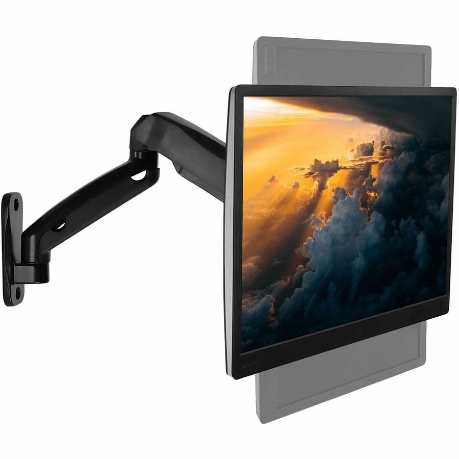 Mount-It! Mounting Arm for Monitor - Black - Landscape/Portrait