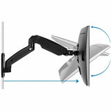 Mount-It! Mounting Arm for Monitor - Black - Landscape/Portrait