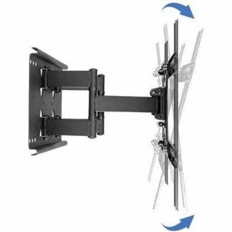 Mount-It! Mounting Extension for TV, Curved Screen Display, Flat Panel Display - Black