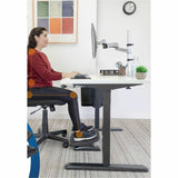 Mount-It! Adjustable Ergonomic Foot Rest - Black