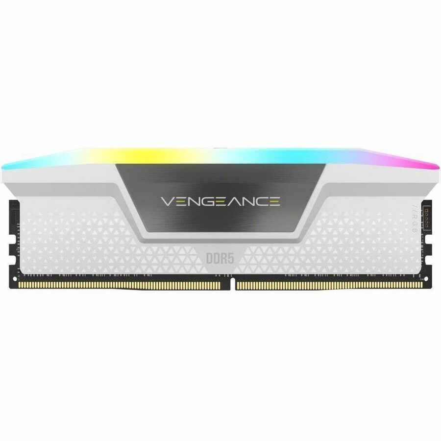 Corsair VENGEANCE RGB 32GB (2x16GB) DDR5 DRAM 5200MT/s CL40 Memory Kit - White