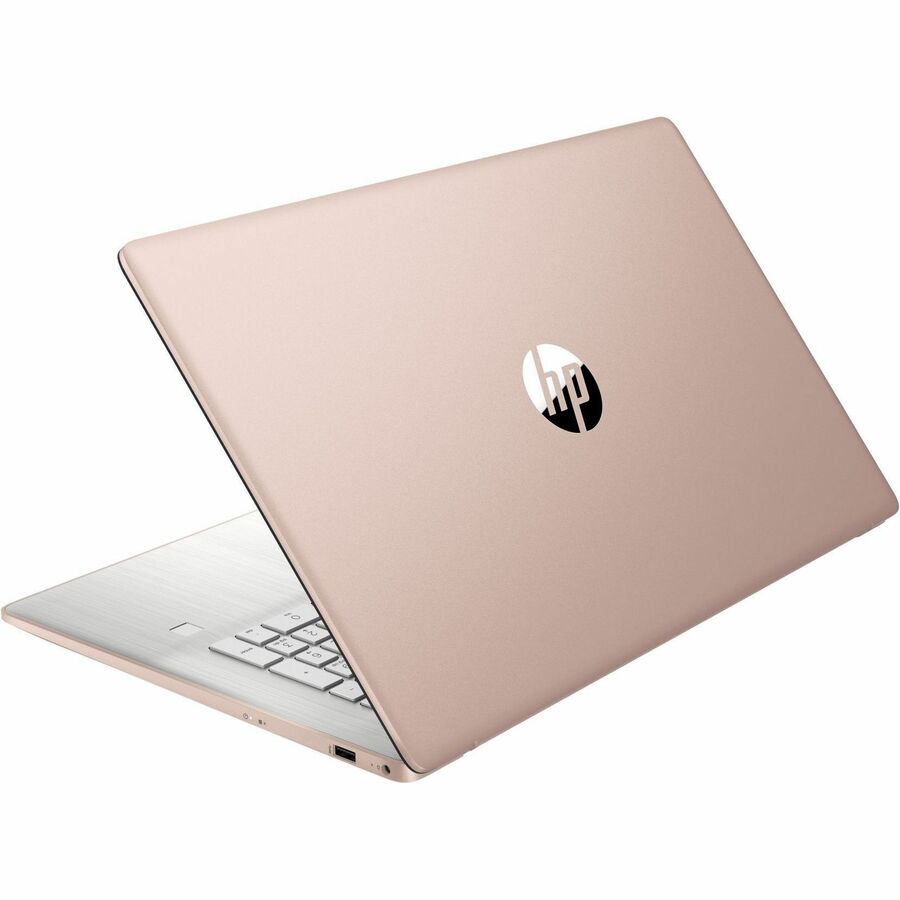 HP 17-c0000 17-cn0692ds 17.3" Touchscreen Notebook - HD+ - Intel Celeron N4120 - 4 GB - 128 GB SSD - Pale Rose Gold, Natural Silver