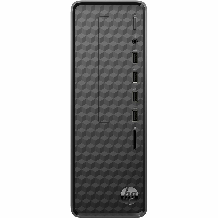 HP Slim S01-aF2000i S01-aF2023w Desktop Computer - Intel Pentium Silver J5040 - 8 GB - 256 GB SSD - Mini-tower - Dark Black - Refurbished