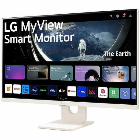 LG MyView 27SR50F-W 27" Class Full HD Smart LCD Monitor - 16:9 - White