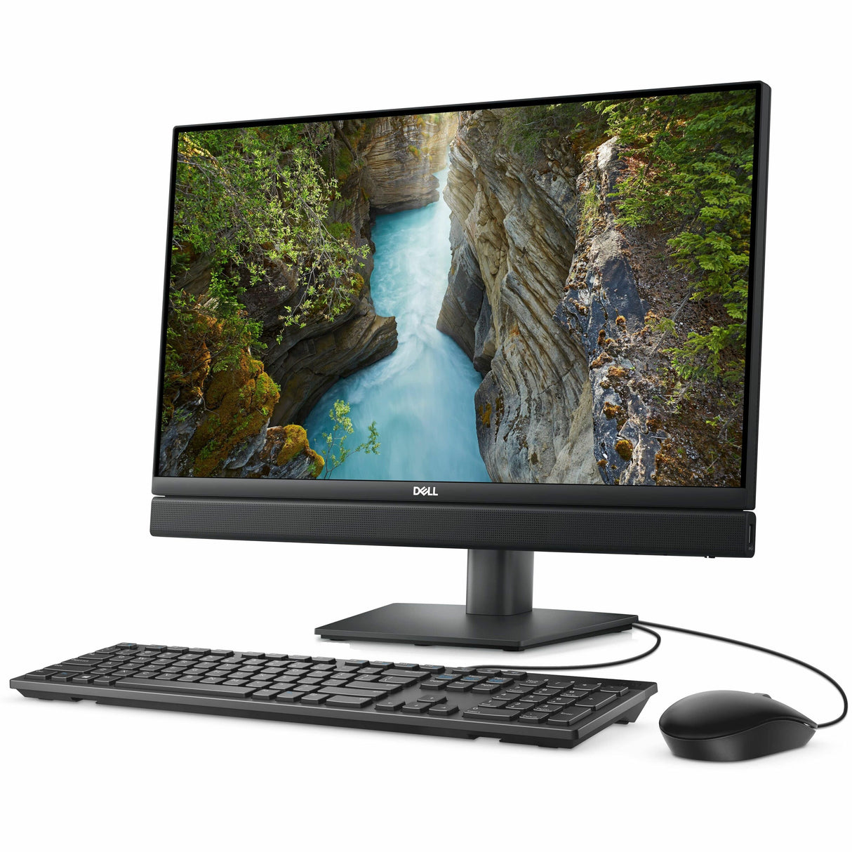 Dell OptiPlex 7000 7410 All-in-One Computer - Intel Celeron G6900T - 8 GB - 256 GB SSD - 23.8" Full HD - Desktop - Black