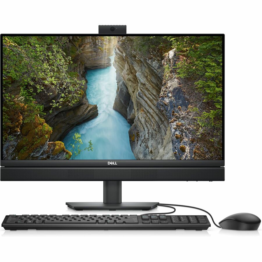 Dell OptiPlex 7000 7410 All-in-One Computer - Intel Celeron G6900T - 8 GB - 256 GB SSD - 23.8" Full HD - Desktop - Black