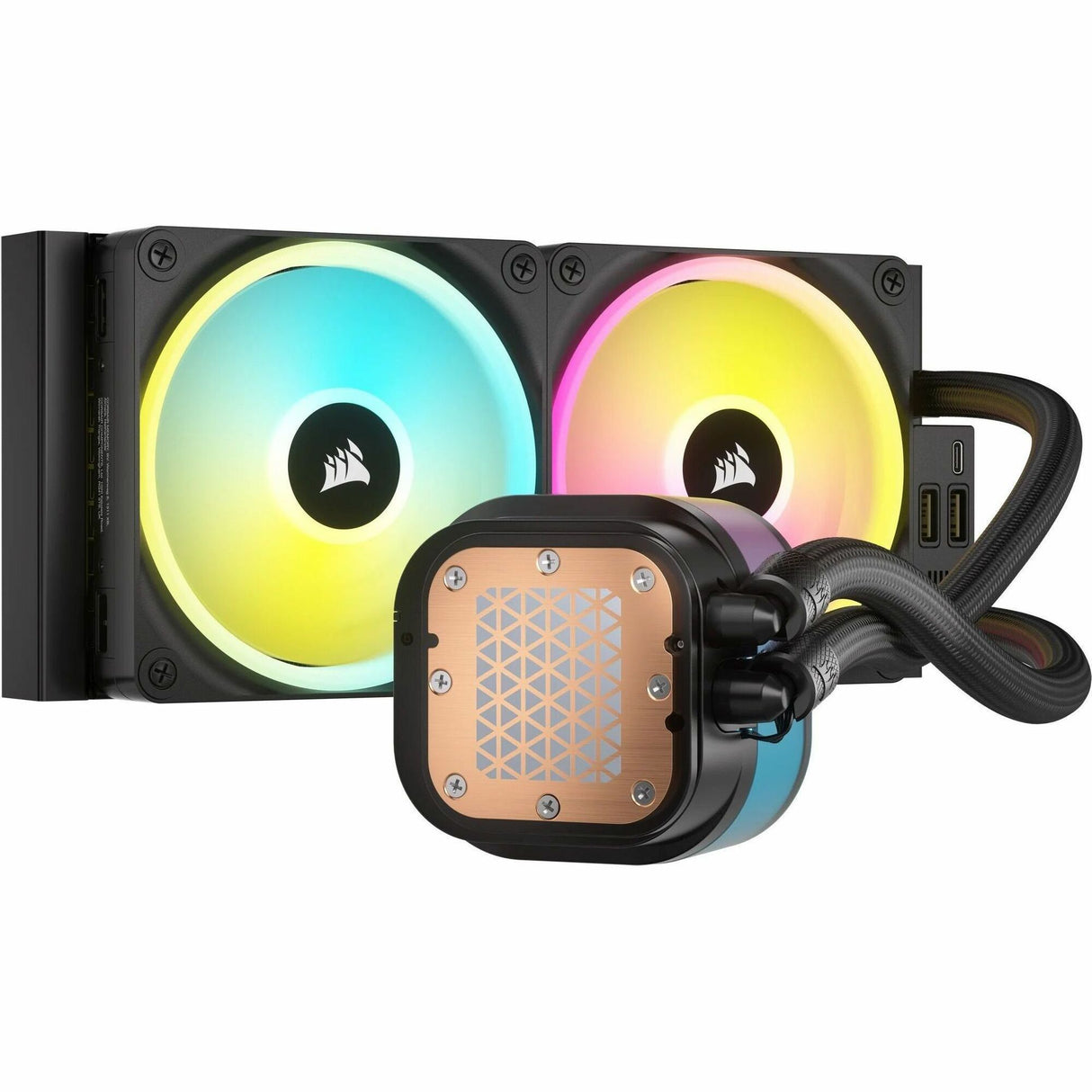 Corsair iCUE LINK H100i LCD Liquid CPU Cooler