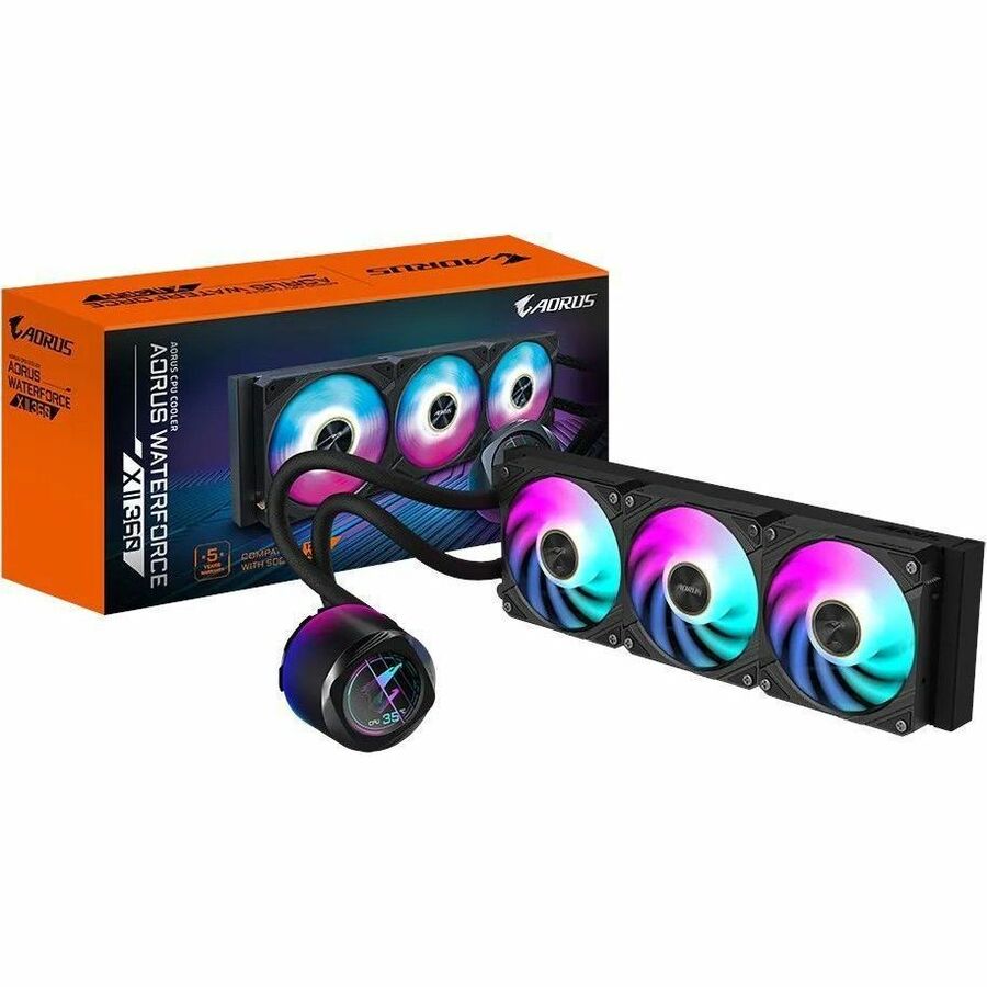 Aorus WATERFORCE X II 360 Cooling Fan/Radiator/Water Block/Pump