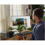 HP 524sa 24" Class Full HD LED Monitor - 16:9 - White