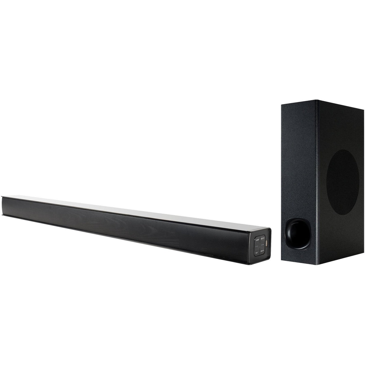 Supersonic SC-1422SBW 2.1 Bluetooth Sound Bar Speaker - 60 W RMS - Black