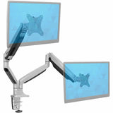 Mount-It! Mounting Arm for Monitor, Display, Flat Panel Display - Silver - Landscape/Portrait