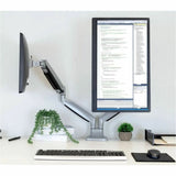 Mount-It! Mounting Arm for Monitor, Display, Flat Panel Display - Silver - Landscape/Portrait