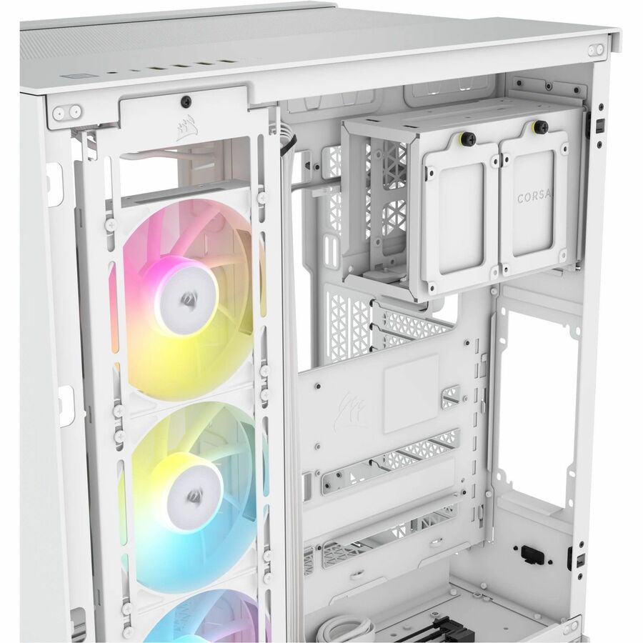 Corsair iCUE LINK 6500X RGB Mid-Tower ATX Dual Chamber PC Case - White