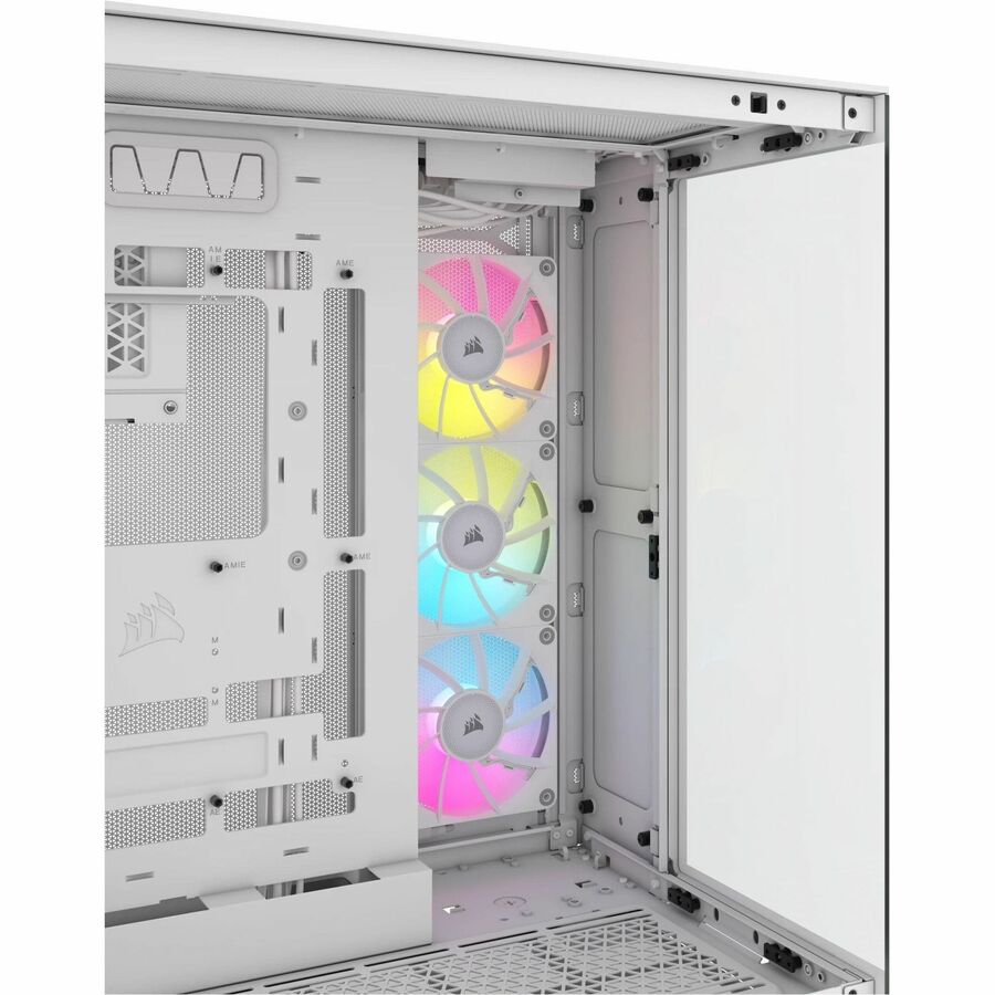 Corsair iCUE LINK 6500X RGB Mid-Tower ATX Dual Chamber PC Case - White