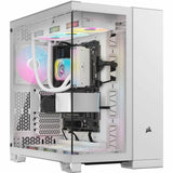 Corsair iCUE LINK 6500X RGB Mid-Tower ATX Dual Chamber PC Case - White