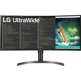 LG Ultrawide 35BN75C-B 35" Class UW-QHD Curved Screen LCD Monitor - 21:9 - Textured Black