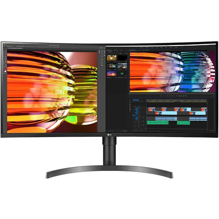 LG Ultrawide 35BN75C-B 35" Class UW-QHD Curved Screen LCD Monitor - 21:9 - Textured Black