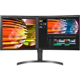 LG Ultrawide 35BN75C-B 35" Class UW-QHD Curved Screen LCD Monitor - 21:9 - Textured Black