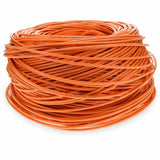 AddOn 1000ft Non-Terminated Orange Cat6 STP Plenum Rated Copper Patch Cable