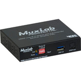 MuxLab HDMI over IP H.264/H.265 PoE Receiver, 4K/60