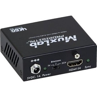 MuxLab HDMI to HDMI with Audio Extraction, 4K/60