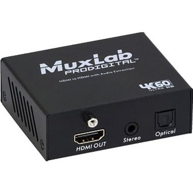 MuxLab HDMI to HDMI with Audio Extraction, 4K/60