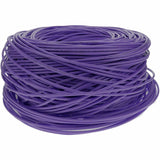 AddOn 1000ft Non-Terminated Purple Cat6 STP PVC Copper Patch Cable