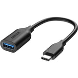 Anker Powerline USB-C to USB-A 3.1 Gen 1 Female UN Black USB-C Adapter A8165