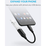 Anker Powerline USB-C to USB-A 3.1 Gen 1 Female UN Black USB-C Adapter A8165