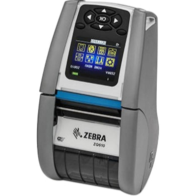 Zebra ZQ610-HC Mobile Direct Thermal Printer - Monochrome - Portable - Receipt Print - Bluetooth - Wireless LAN - Battery Included