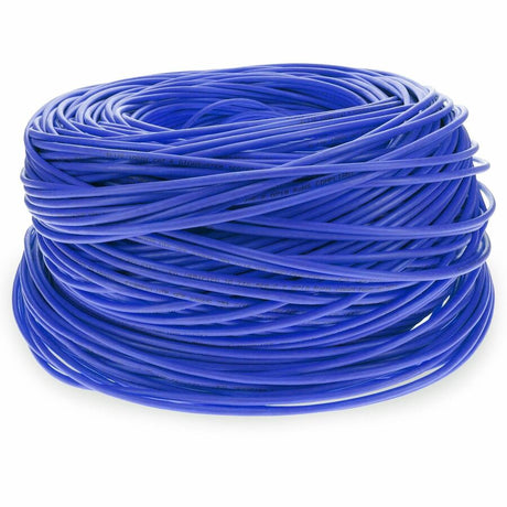 AddOn 1000ft Non-Terminated Blue Cat6 STP Plenum Rated Copper Patch Cable