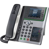 Poly Edge E450 IP Phone - Corded - Corded - NFC, Wi-Fi, Bluetooth - Desktop, Wall Mountable