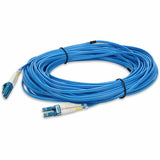 AddOn 24m LC (Male) to LC (Male) Blue OS2 Duplex Fiber OFNR (Riser-Rated) Patch Cable